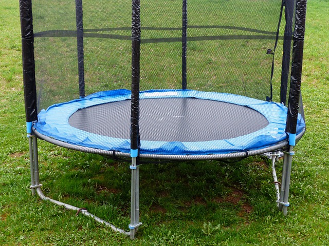 trampolína se sítí